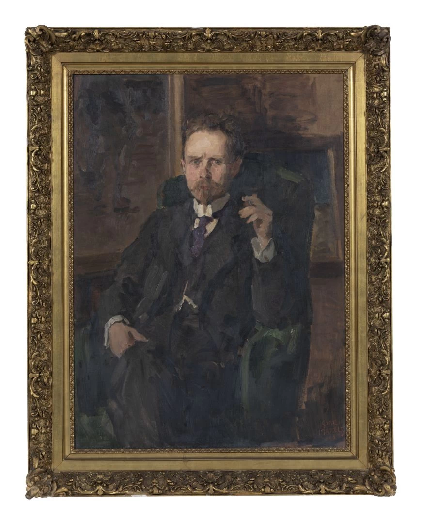 Isaac Israëls - 123, Ritratto di H. Mennes, Groninger Museum